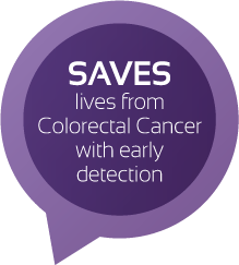 SAVES lives from Colorectal Cancer with early detection
